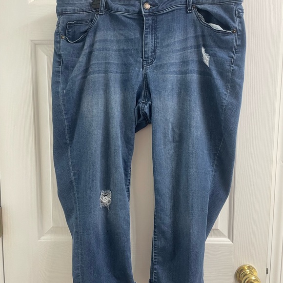 16W Westport Classic Signature Fit Boyfriend Jeans - Picture 1 of 6